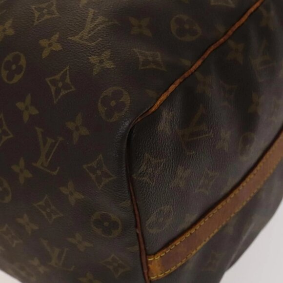 LOUIS VUITTON Monogram Keepall Bandouliere 50 Boston Bag M41416 LV Auth 137204 - Picture 3 of 16